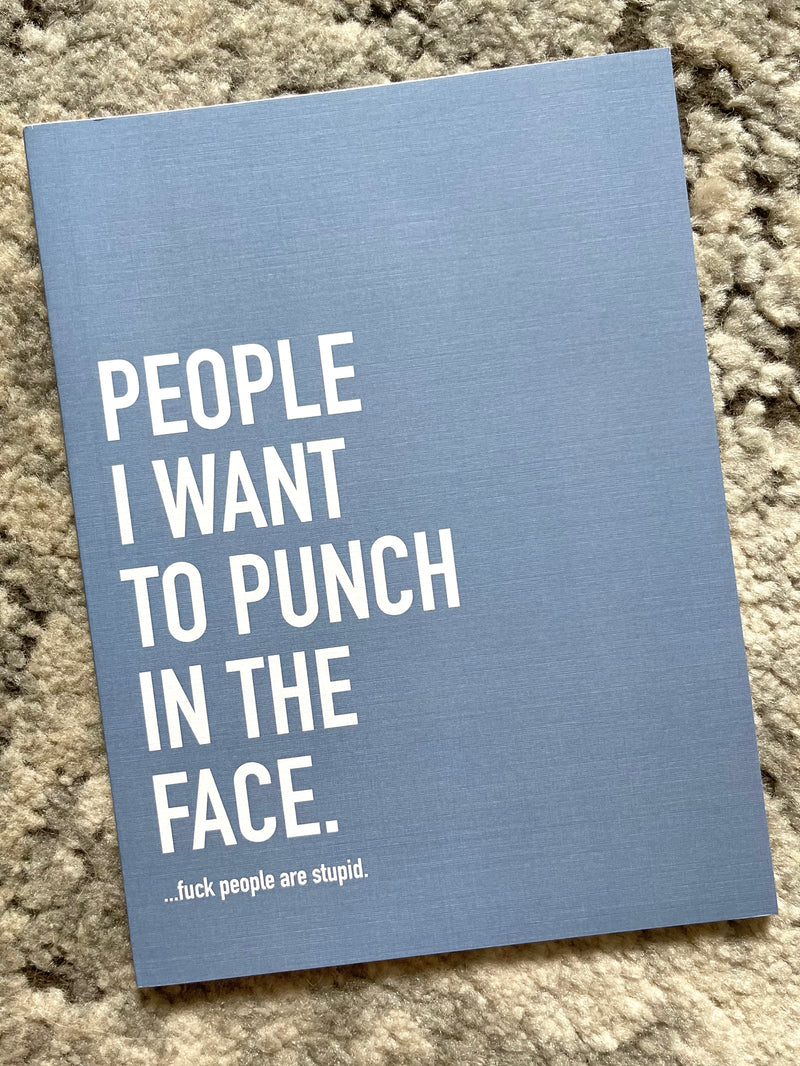 Punch People Notebook