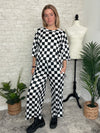 Becka Black+White Checker Set Bottoms