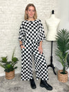 Becka Black+White Checker Set Bottoms