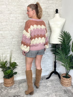 Rosegold Knit Cardigan