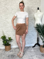 Holly Faux Suede Skort