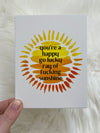 Ray Of Sunshine Card