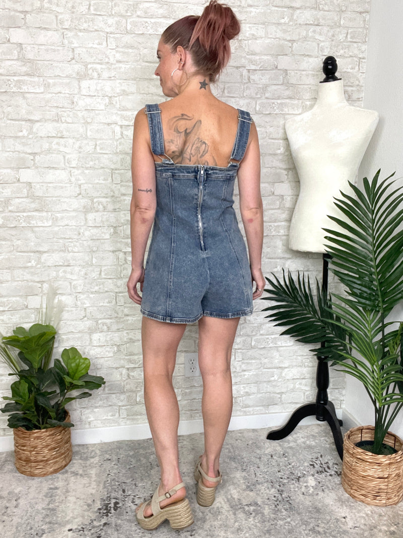 Sierra Stud + Buckle Romper