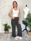 Vivienne Retro Cheetah Jeans Grey
