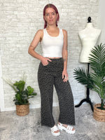 Vivienne Retro Cheetah Jeans Grey