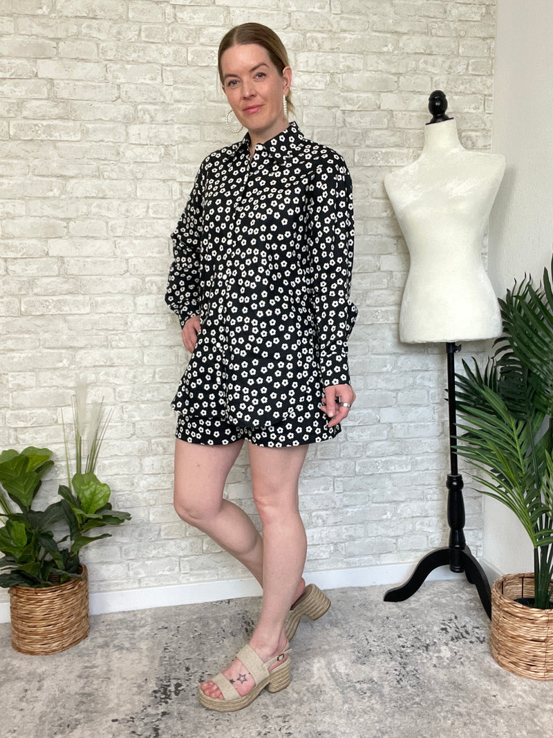 Turi Set Button Up Blouse