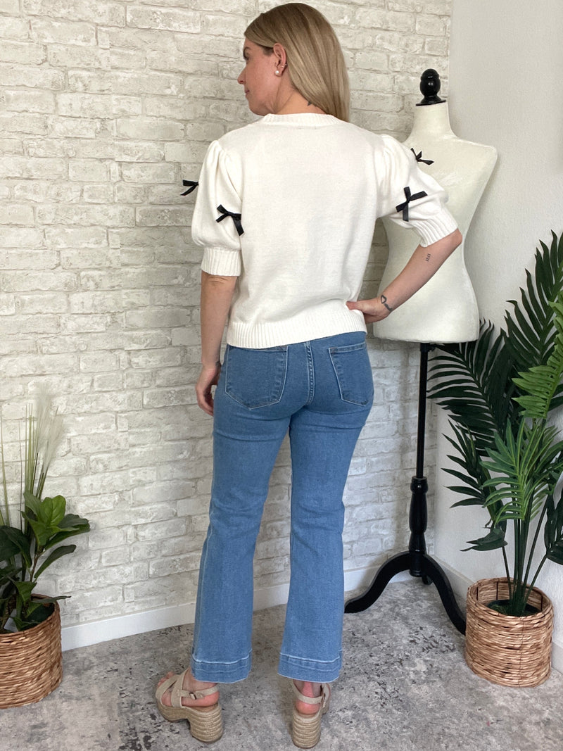 Blair Bow Knit Top