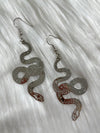 Serpent Slither Earring Silver