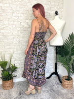 Halle Floral Cool Combo Jumpsuit