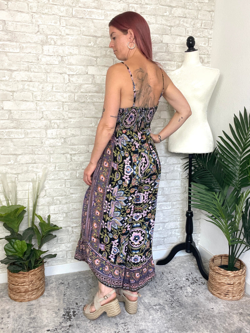 Halle Floral Cool Combo Jumpsuit