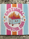 Emotional Dumpster Fire Mousepad