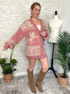 Holly Western Cardigan Pink