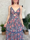 Mason Twist Maxi Blue/Ginger Floral Combo