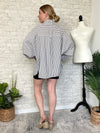 Montese Charcoal Grey Button Up