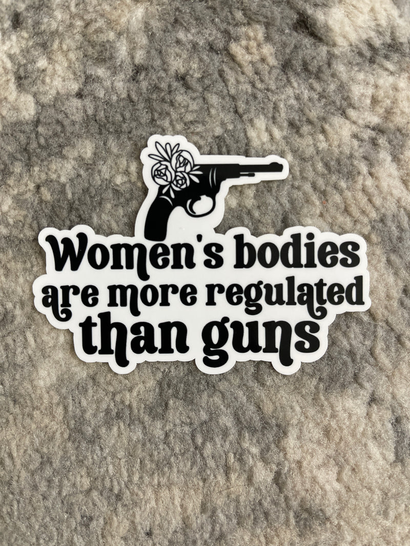 More Regulated Than Guns Sticker