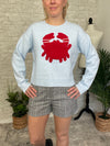 Pinchy Crab Sweater Blue
