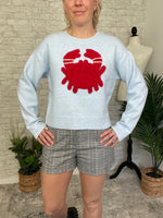 Pinchy Crab Sweater Blue