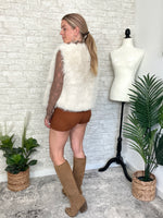 Rochelle Fuzzy Vest Cream