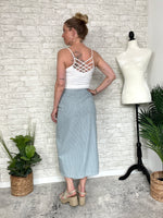 Rhonda Denim Stripe Skirt