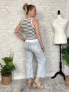 Darlene B+W Stripe Tank