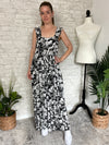 Danica Floral Jumpsuit Black