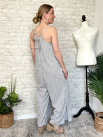 Holly Striped Overall Jumpsuit
