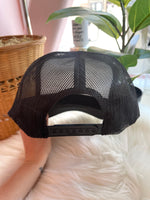 Expensive, Difficult + Talks Back Trucker Hat Black