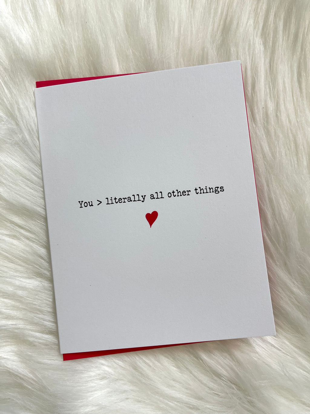 You > All Other Things Card