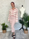 Devon Sweater Set - Cardigan Pink