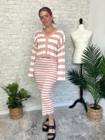 Devon Sweater Set - Cardigan Pink