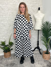 Becka Black+White Checker Set Top