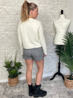 Pinchy Crab Sweater White