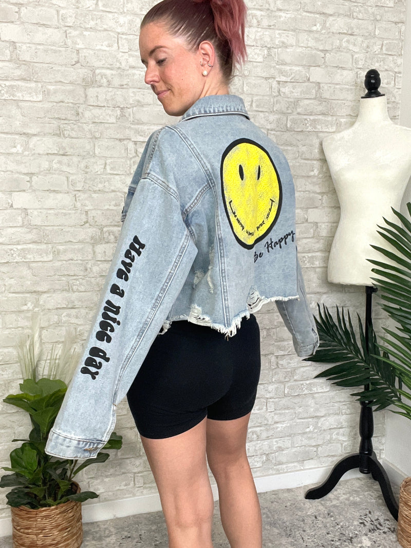 Have A Nice Day Denim Jacket
