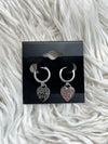 Fuck Off Earring Silver