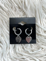 Fuck Off Earring Silver