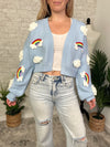 Over The Rainbow Cardigan Blue