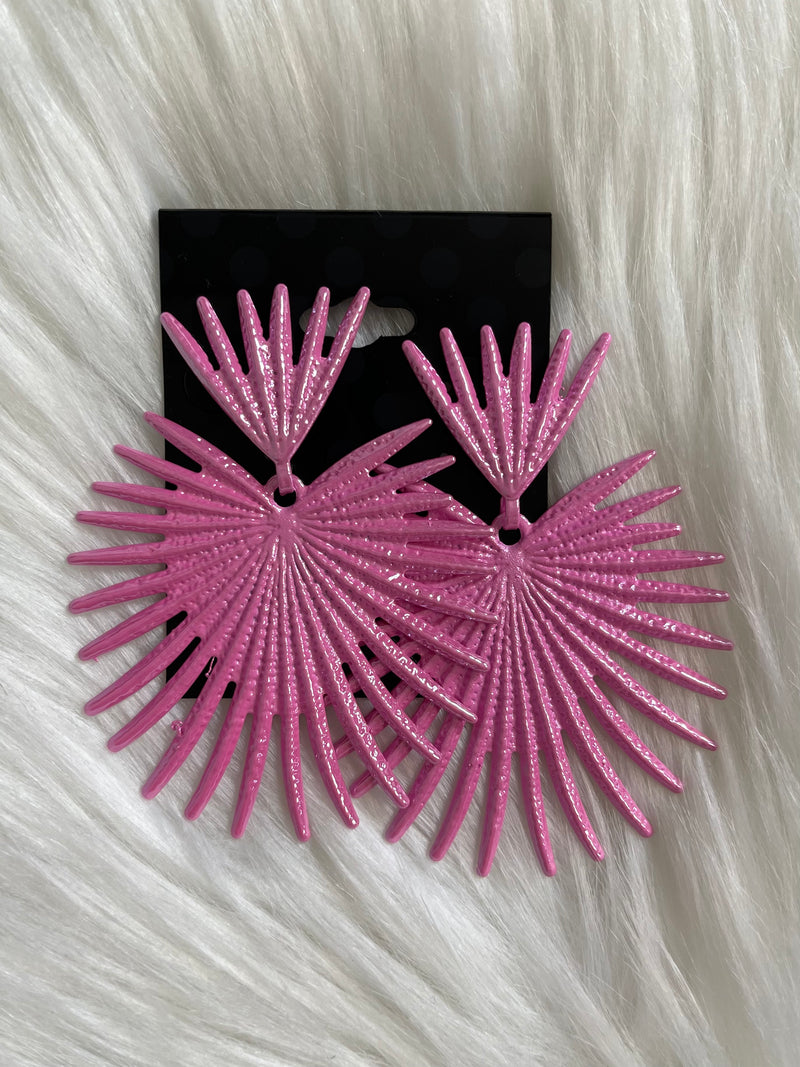 Pink Pearly Pizzaz Earring