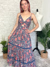 Mason Twist Maxi Blue/Ginger Floral Combo