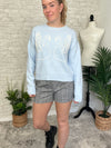 Deux Swan Sweater Blue