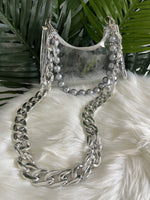 Festival Clear bag - Silver Disco