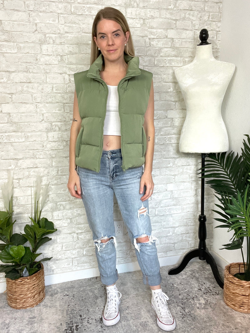 Meadowlark Vest Sage Green