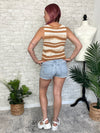 Quinn Crochet Neutral Waves Top