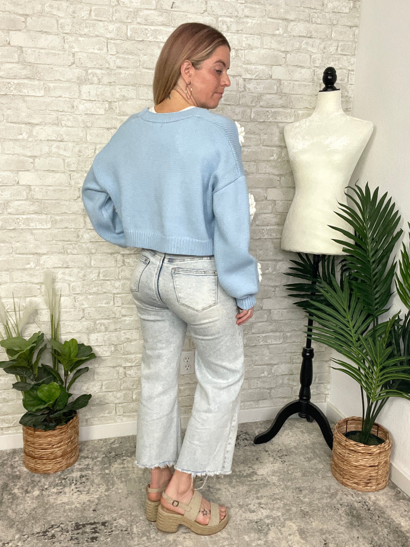 Over The Rainbow Cardigan Blue