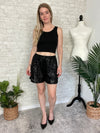 Layla Black Sequin Short