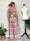 Rosie Ginger Print Bandeau Set