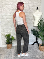 Vivienne Retro Cheetah Jeans Grey