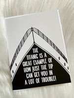 Just The Tip Card