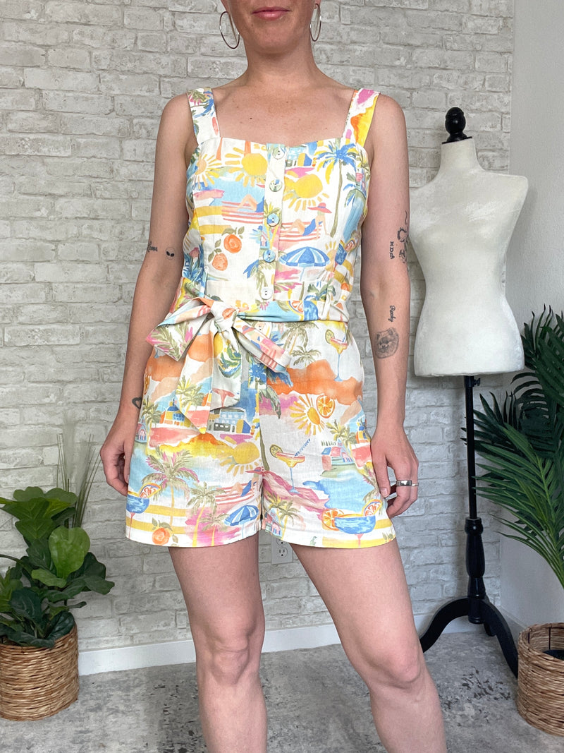 Bisou By The Beach Romper