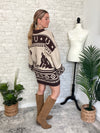 Holly Western Cardigan Brown