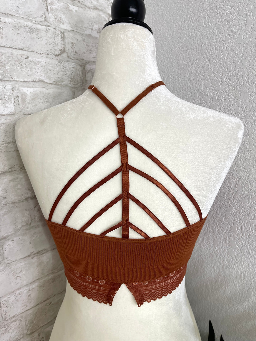 High Neck Crochet Lace Trim Ginger